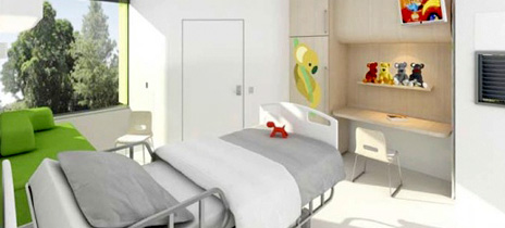 The Children and Young People's Ward Patient Room