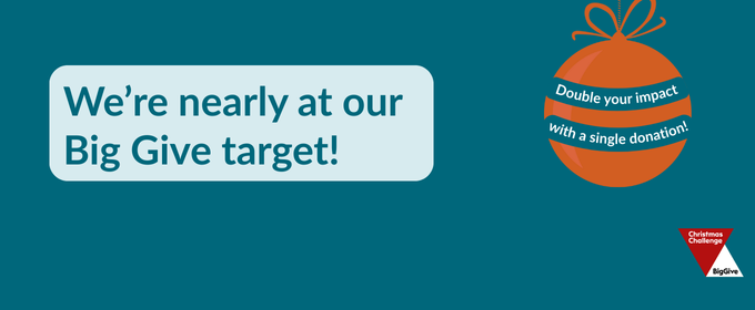 Every donation will be doubled until midday Tuesday!