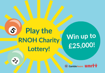 Play the RNOH Charity lottery! Win prizes up to £25,000!