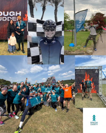 RNOH Charity fundraisers smiling