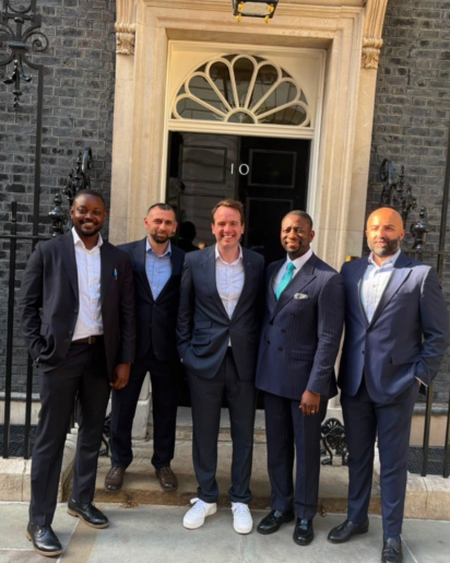 RNOH staff outside 10 Downing Street